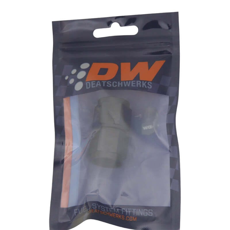 DeatschWerks 8AN Flare Female Swivel to 8AN Flare Female Swivel - Anodized Matte Black thumbnail 2