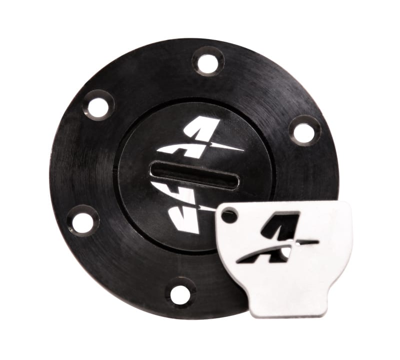 Aeromotive 1.5in Screw-on Fill Cap - Black thumbnail 2