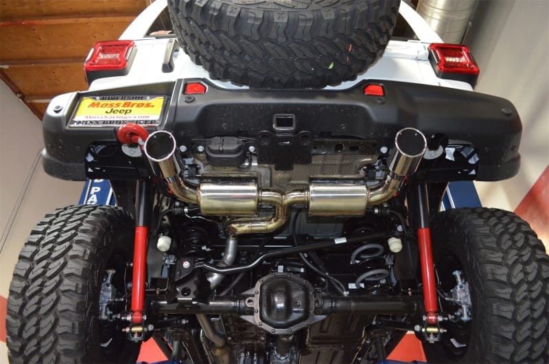 Injen 18-20 Jeep Wrangler JL L4-2.0L Turbo / V6-3.6L SS Axle-back Exhaust - Polished thumbnail 2