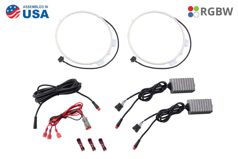 Diode Dynamics 18-21 Jeep JL Wrangler/Gladiator RGBW HD LED Halos thumbnail 8