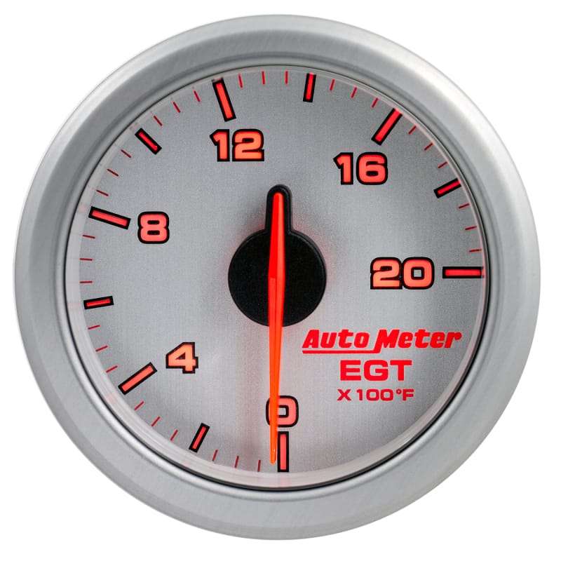 Autometer Airdrive 2-1/16in EGT Gauge 0-2000 Degrees F - Silver thumbnail 4