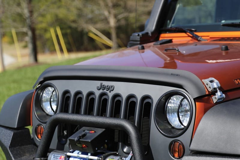 Rugged Ridge Bug Deflector Matte Black 07-18 Jeep Wrangler thumbnail 2