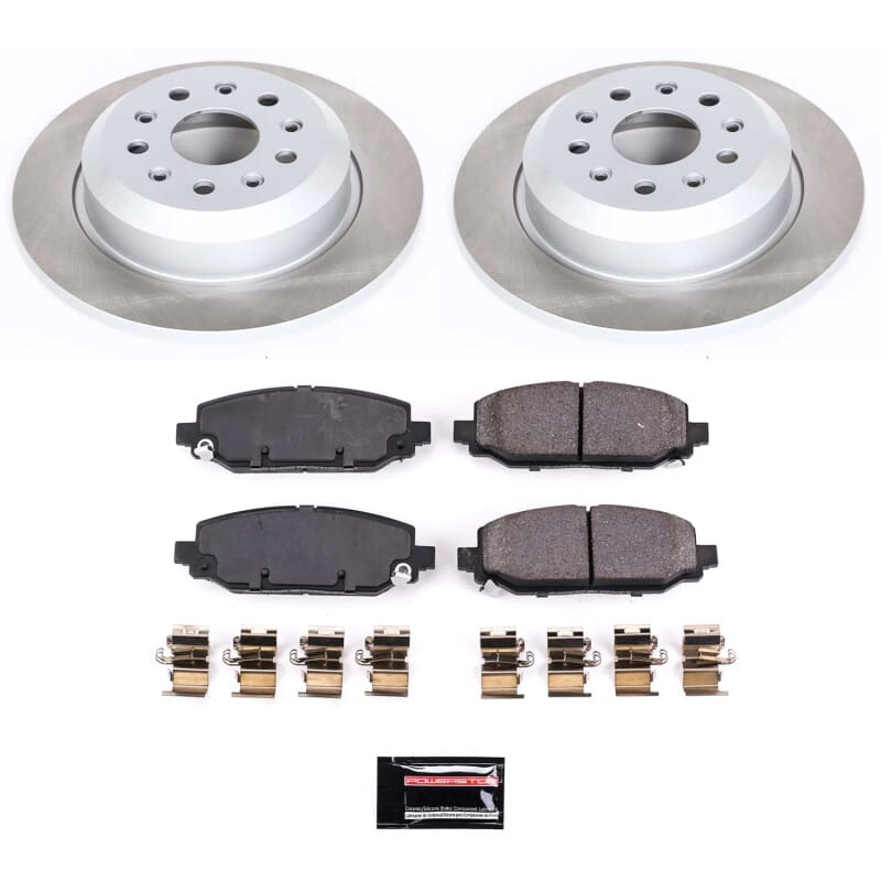 Power Stop 18-22 Jeep Wrangler Rear Semi-Coated Rotor Kit - SC7942