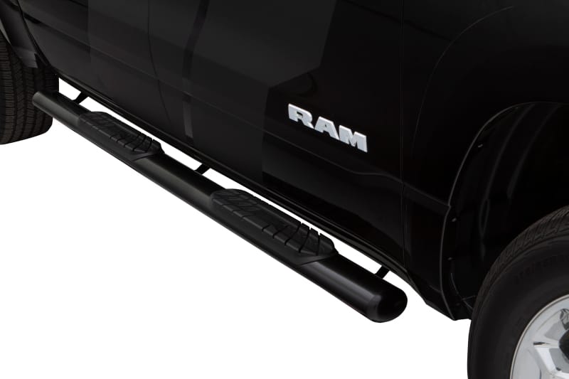 Lund 10-17 Dodge Ram 2500 Crew Cab 4in. Oval Straight Steel Nerf Bars - Black thumbnail 2