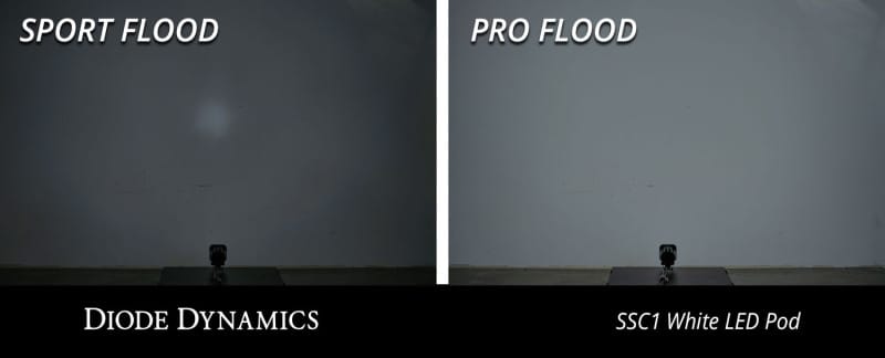 Diode Dynamics Stage Series C1 LED Pod Pro - White Flood Flush ABL Each thumbnail 9