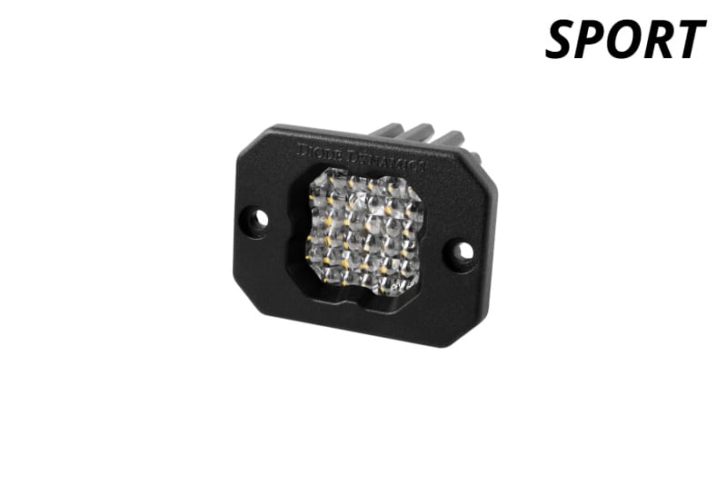 Diode Dynamics Stage Series C1 LED Pod Sport - White Flood Flush RBL Each thumbnail 2