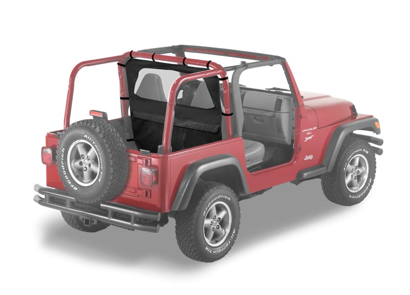 Bestop 97-02 Jeep Wrangler TJ Windjammer (Black Denim)