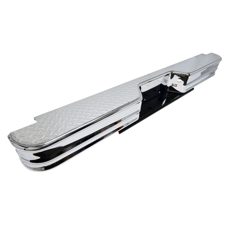 Westin/Fey 67-96 F-Series Style Side / 97-98 F-250/350 HD Diamondstep Universal Bumper - Chrome thumbnail 5