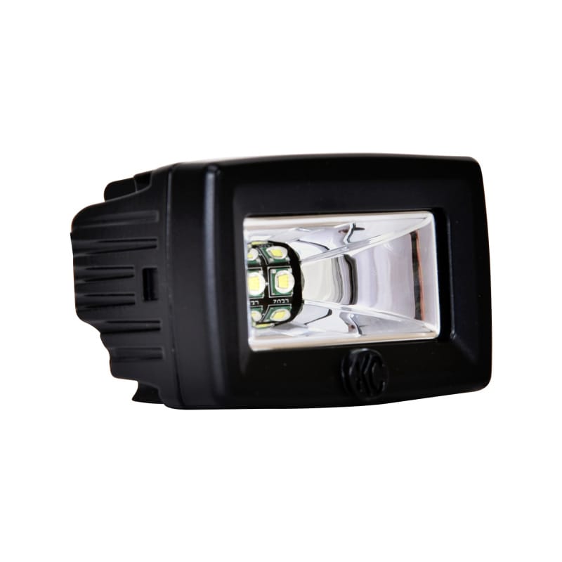 KC HiLiTES C-Series C2 LED 2in. Backup Area Flood Light 20w (Single) - Black thumbnail 4