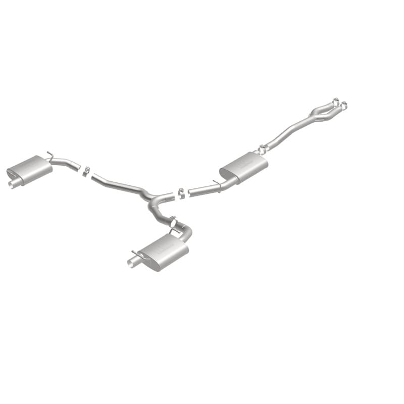 MagnaFlow Cat-Back SS Dual Split Rear Exit 2015 Dodge Charger/Chrysler 300C 3.6L V6 (Uses OEM Tips) thumbnail 2