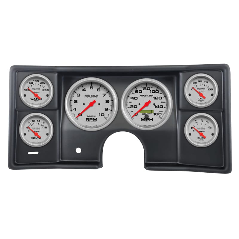 Autometer Ultra-Lite Direct Fit Dash Kit 78-81 Malibu / El Camino / Montecarlo (2 x 5in/4 x 2-5/8in)