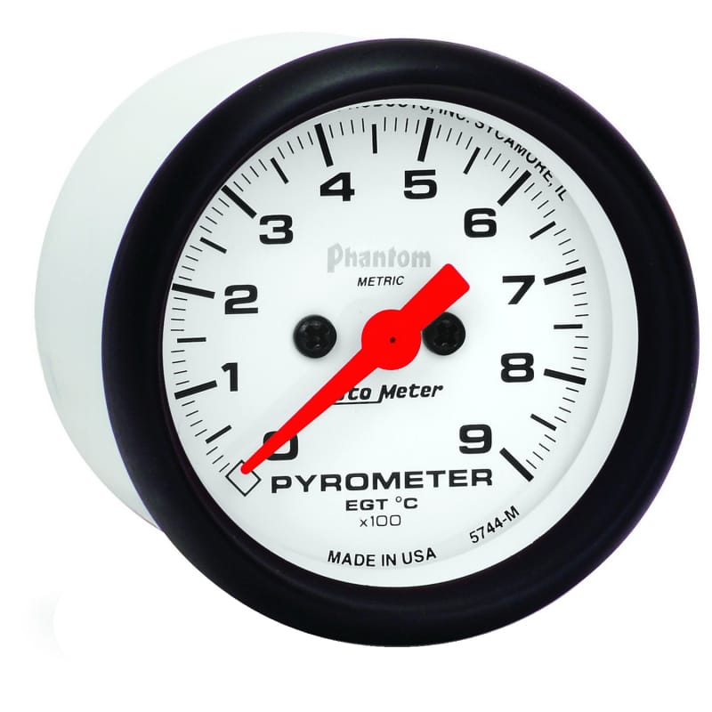 Autometer Phantom FSE 52mm 0-900 Deg C Electronic Gauge Kit thumbnail 4