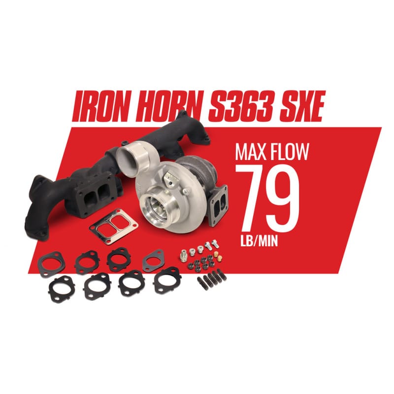 BD Diesel Iron Horn 5.9L Turbo Kit S363SXE/76 0.91AR Dodge 03-07 thumbnail 3