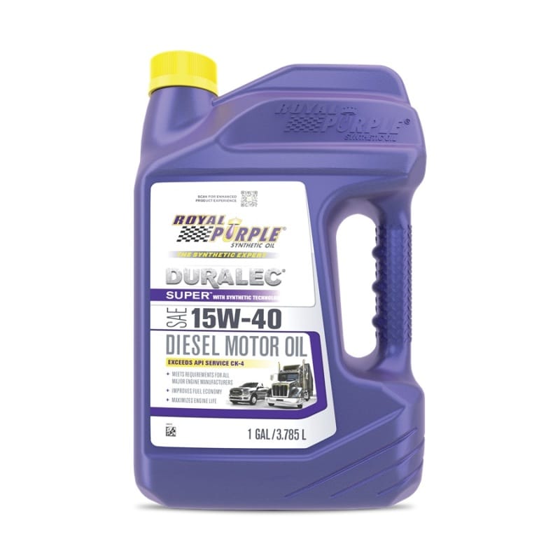 Royal Purple Duralec Super Diesel 15W40 CK-4 Motor Oil - 1 Gallon thumbnail 2