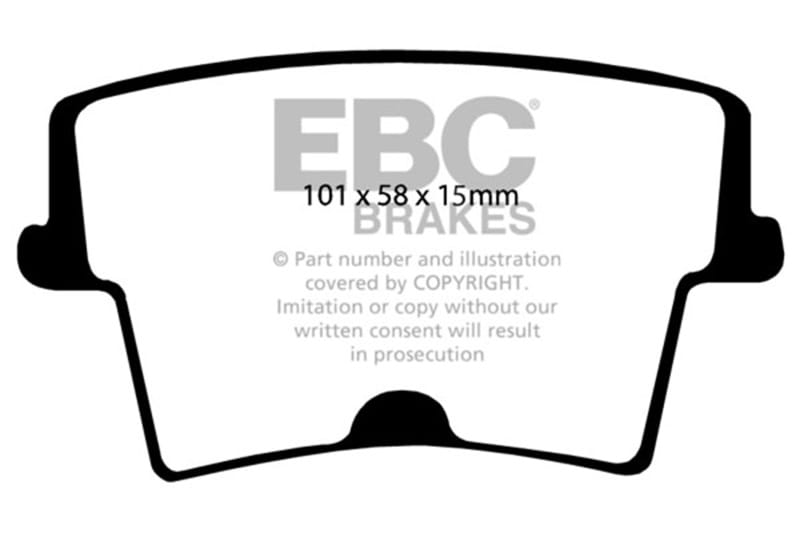 EBC 05-10 Chrysler 300C 5.7 Bluestuff Rear Brake Pads thumbnail 3