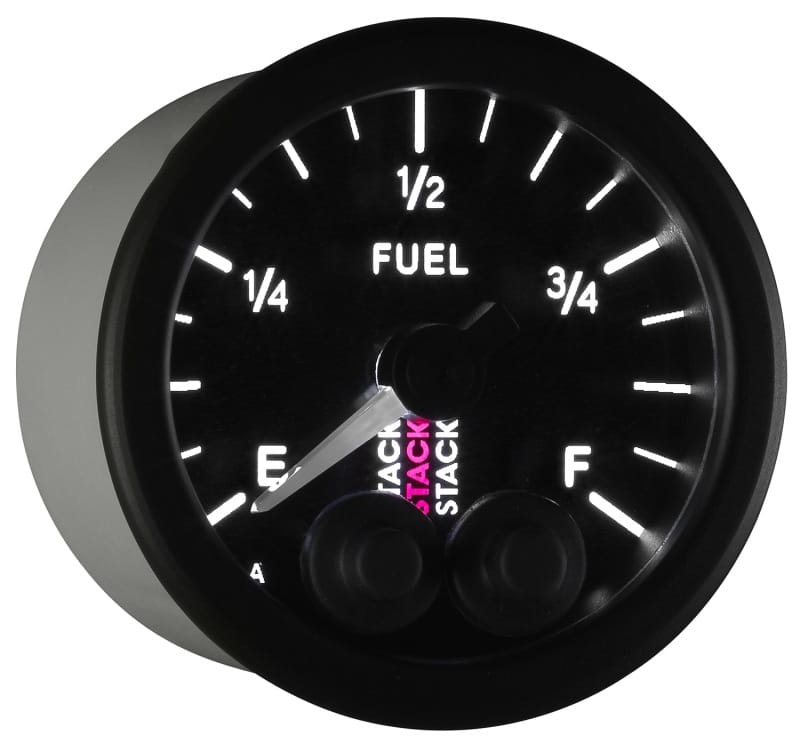 Autometer Stack 52mm 0-280 Ohm Programmable Pro-Control Fuel Level Gauge - Black thumbnail 6
