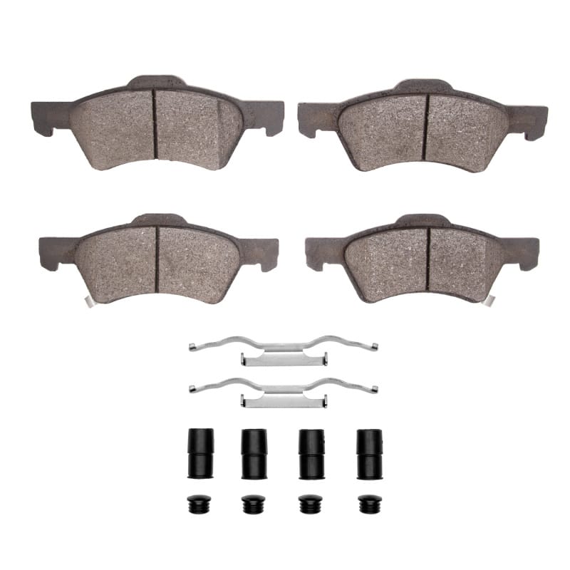 R1 01-07 Chrysler Voyager Front Ceramic Pads & Hardware Kit