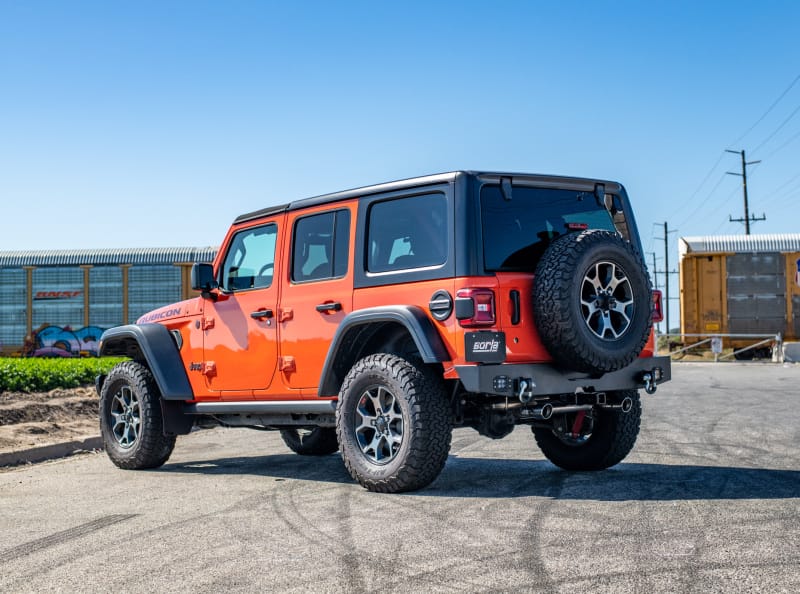 Borla 18-19 Jeep Wrangler JL/JLU 2.0L 4Cyl 2DR/4DR Touring Axle Back Exhaust w/ 3.5in Tips thumbnail 2