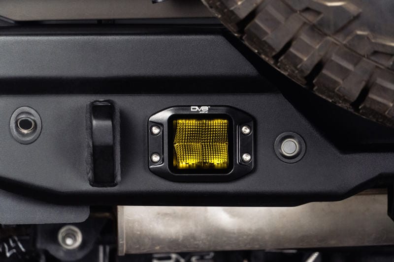 DV8 3-Inch Elite Series LED Amber Flush Mount Pod Light thumbnail 2
