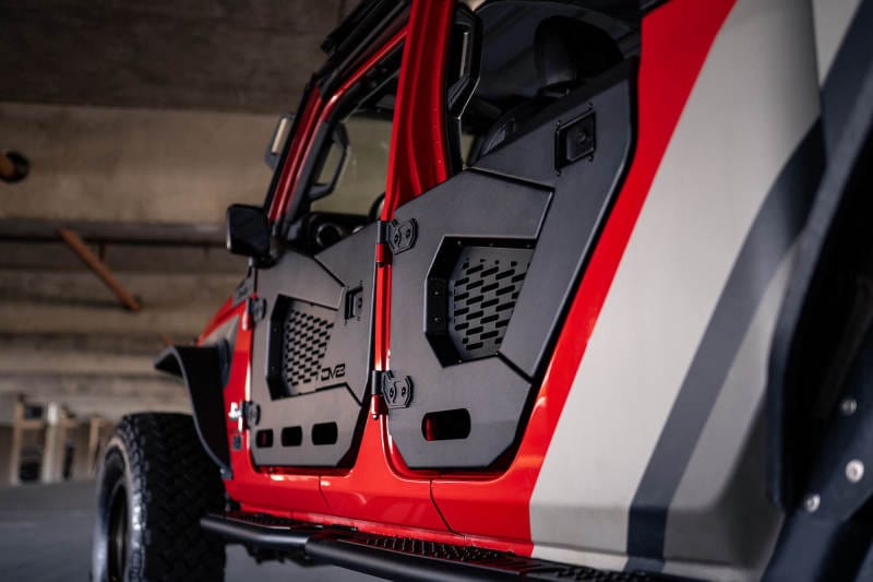 DV8 Offroad 18-22 Jeep Wrangler JL/JT Spec Series Half Doors - Rear Set thumbnail 2