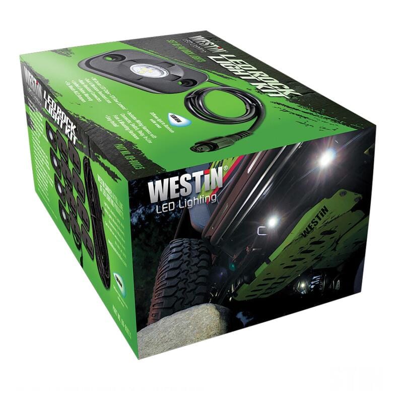 Westin LED Rock Light Kit - 07-18 Jeep Wrangler JK / 18-19 Jeep Wrangler JL - Black thumbnail 4