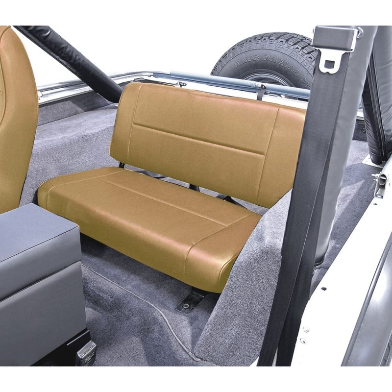 Rugged Ridge Fixed Rear Seat Tan 55-95 Jeep CJ / Jeep Wrangler thumbnail 2