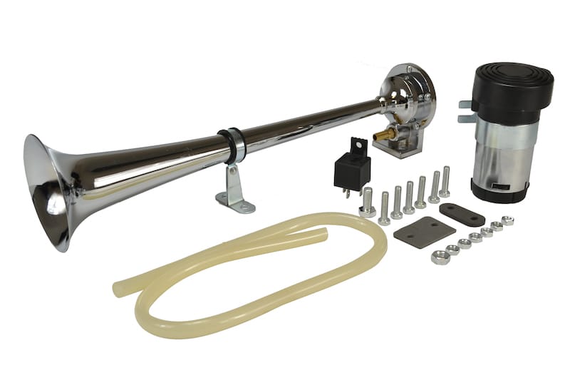Hella Horn Kit Bl Chrome Air 1Trumpet 12V thumbnail 4