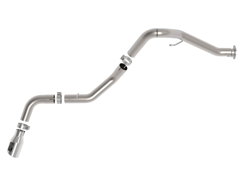 aFe 2021+ Jeep Gladiator V6-3.0L (td) Vulcan Series 3in 304 SS DPF-Back Exhaust System - Polishd Tip thumbnail 4