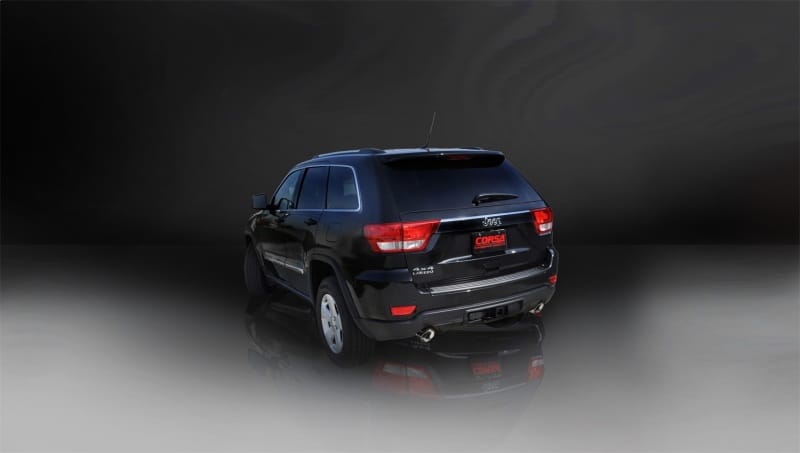Corsa 2011-2021 Jeep Grand Cherokee 3.6L Dual Rear Exit Sport Exhaust w/ 4.5in Pro-series Tips thumbnail 2
