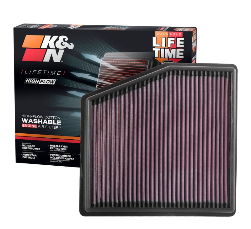 K&N 17-18 Chrysler Pacifica V6 3.6L F/I Replacement Drop In Air Filter thumbnail 3