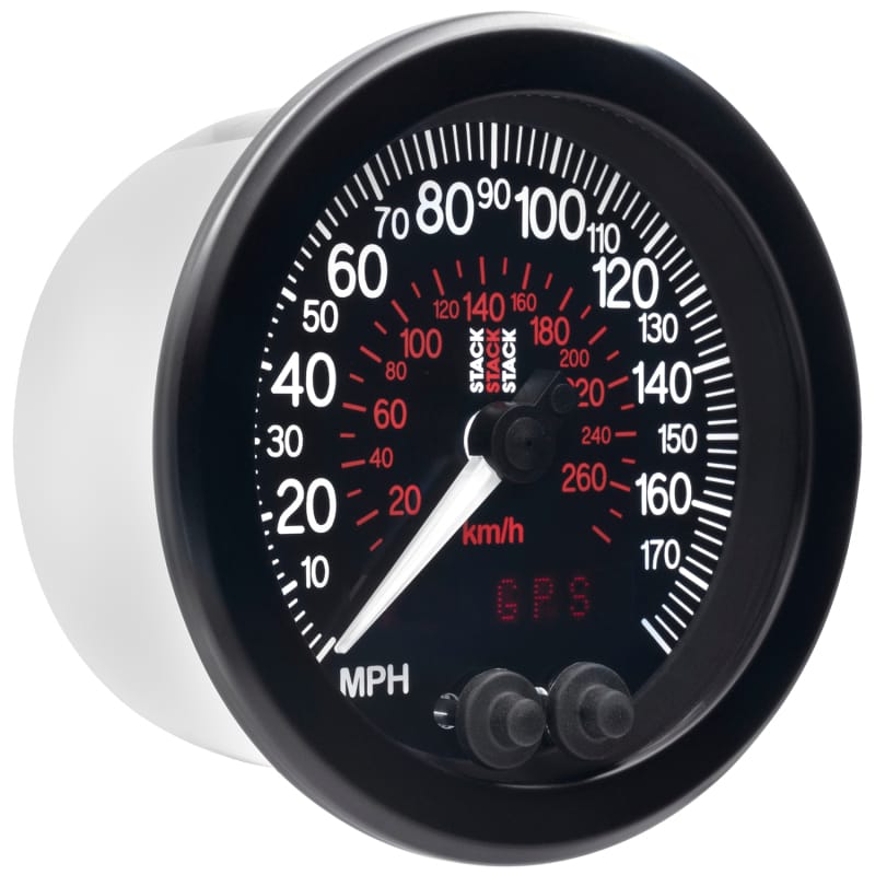 Autometer Stack Instruments 88mm 0-180 MPH 290 KM/H GPS Speedometer - Black thumbnail 6