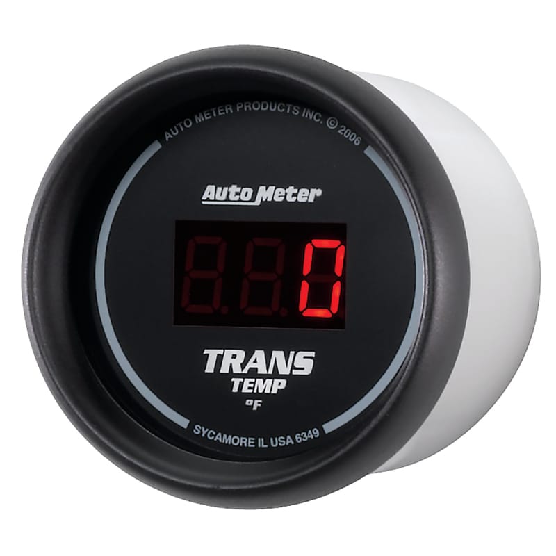 Autometer Z Series 52mm Black Digital 0-300 Deg F Transmission Temperature Gauge thumbnail 2