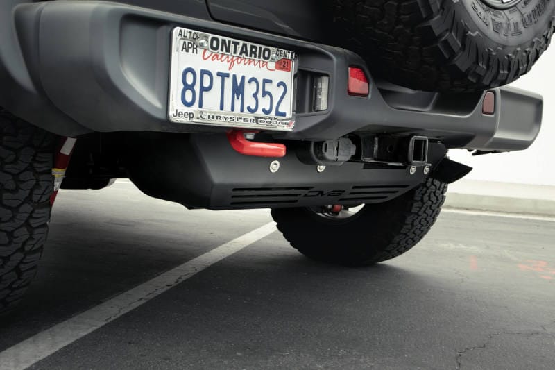 DV8 Offroad 20-22 Jeep Wrangler JL (3.0L Diesel) Rear Diff Skid Plate for Dana 44 thumbnail 7