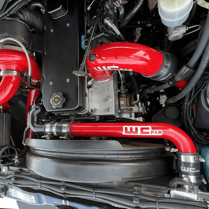 Wehrli 03-09 Cummins 5.9L/6.7L Upper Coolant Pipe - Flat Black