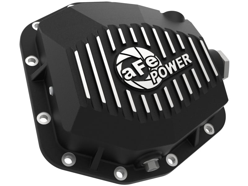 aFe 20-23 Jeep Gladiator JT (Dana M220) Pro Series Rear Differential Cover Black w/ Machined Fins thumbnail 2