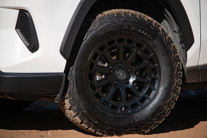 ICON Journey 17x8 5x4.5 38mm Offset 6in BS Satin Black Wheel thumbnail 3