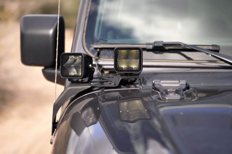 DV8 Offroad 18-22 Jeep Gladiator JT Cowl Light Bar Bracket thumbnail 9