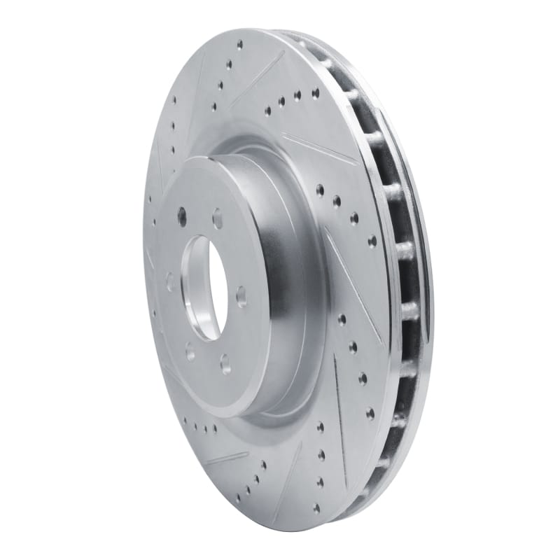R1 03-17 Dodge Viper Front Left Drilled & Slotted Silver Brake Rotor thumbnail 2