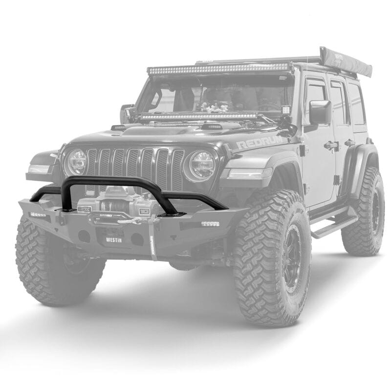 Westin 20-25 Jeep Gladiator / 18-25 Wrangler JL XTS Round Bull Bar - Tex. Blk thumbnail 3