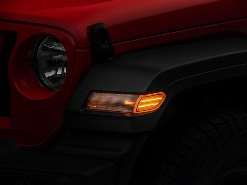 Raxiom 18-23 Jeep Wrangler JL Axial Series LED Fender Flare Marker Lights- Clear thumbnail 2