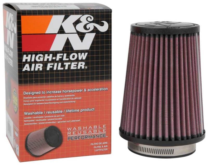 K&N Filter Universal Rubber Filter 3  Flange 4 1/2 Base inch 3 1/2 inch Top 5 3/4 inch Height thumbnail 3