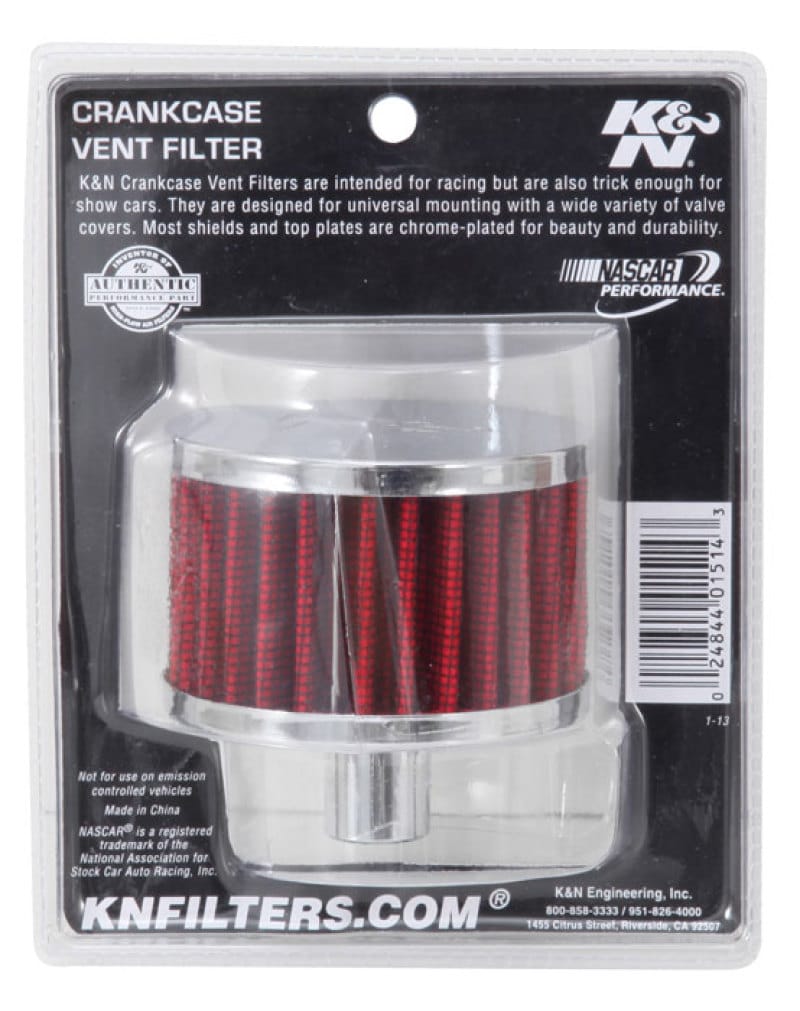 K&N Filter 3/4in Vent 3in Diameter 2in Height thumbnail 2