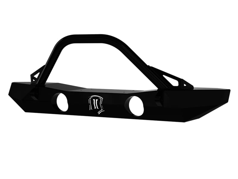 ICON 07-18 Jeep Wrangler JK Pro Series Mid Width Front Bumper w/Bar/Tabs thumbnail 2