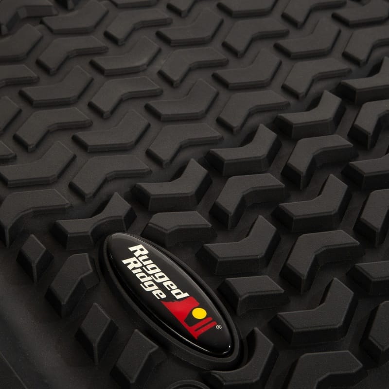 Rugged Ridge Floor Liner Front/Rear Black 2018-2020 Jeep Wrangler JL 4 Dr thumbnail 2