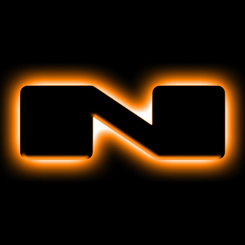 ORACLE Lighting Universal Illuminated LED Letter Badges - Matte Blk Surface Finish - N - 3141-N-005