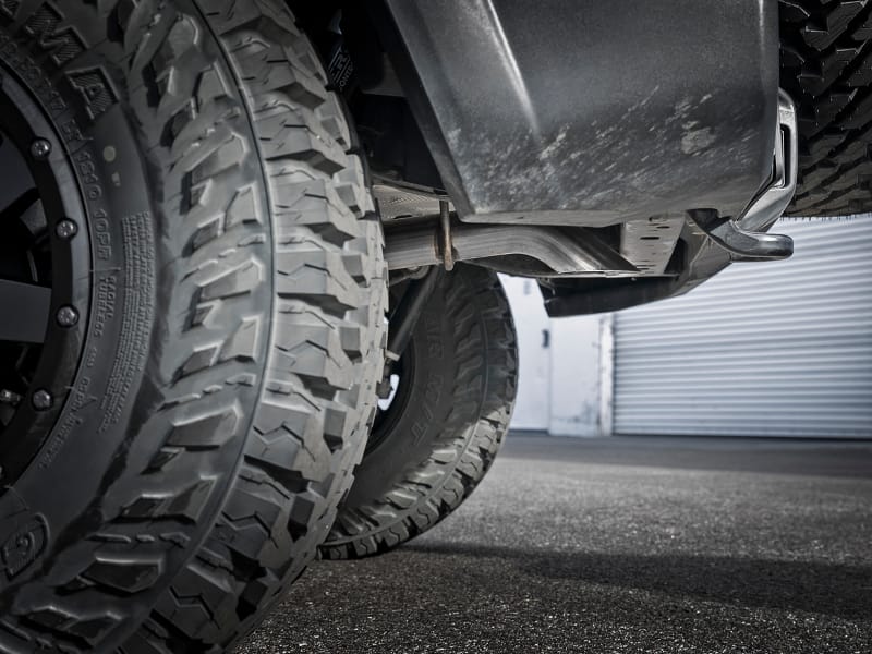 aFe MACH Force-Xp 2.5in 409SS Axle-Back Hi-Tuck Exhaust System 18-20 Jeep Wrangler (JL) V6 3.6L thumbnail 3