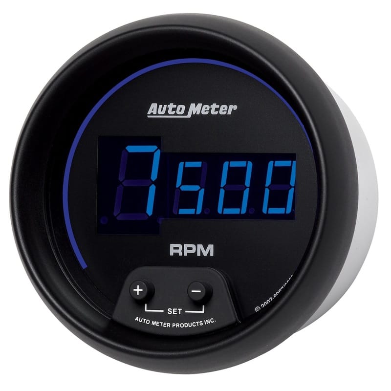 Autometer Cobalt Digital 85.7mm Black In-Dash Tachometer thumbnail 2