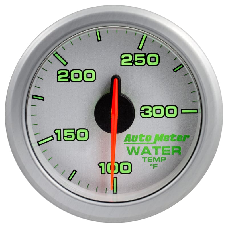 Autometer Airdrive 2-1/6in Water Temperature Gauge 100-300 Degrees F - Silver thumbnail 3