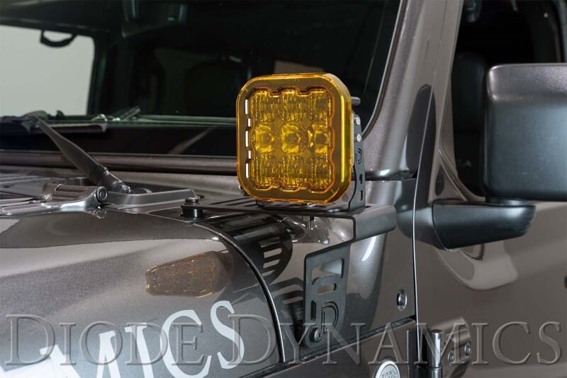 Diode Dynamics SS5 LED Pod Cover - Yellow thumbnail 2