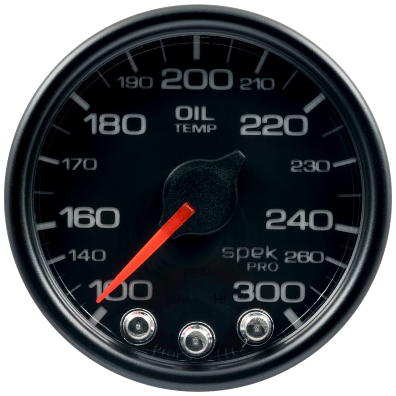 Autometer Spek-Pro - Nascar 2-1/16in Oil Temp 100-300F Bcb Ecu thumbnail 2